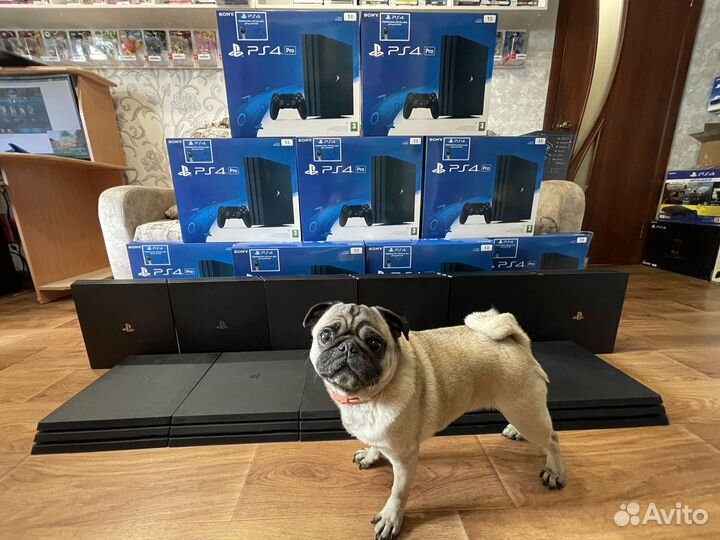 Sony ps4 Pro 1 tb Black 7218 (Ревизия №3)