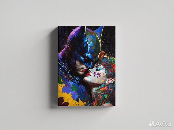 Картина на холсте «Бэтмен и Ядовитый Плющ»