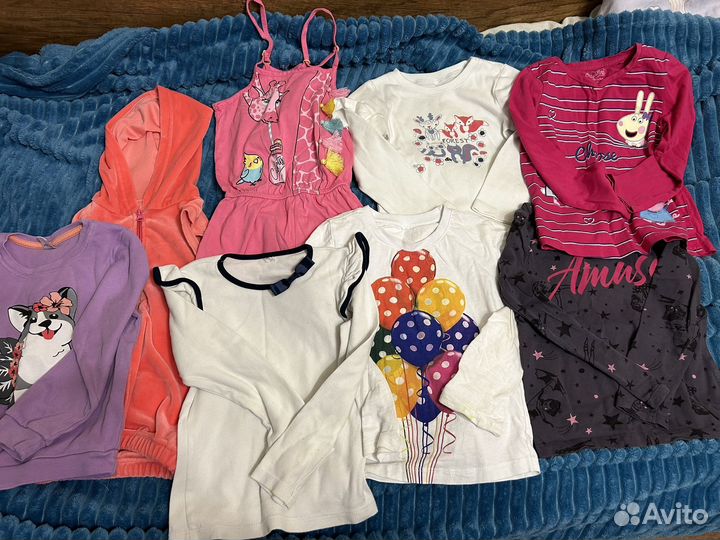Вещи пакетом на девочку 110-116