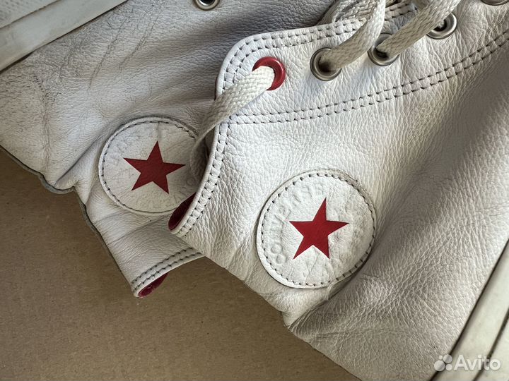 Кеды Converse Red 43 кожаные оpигинал