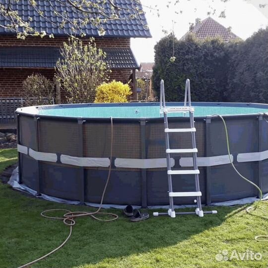 Бассейн Ultra Frame 549 х 132 см Интекс