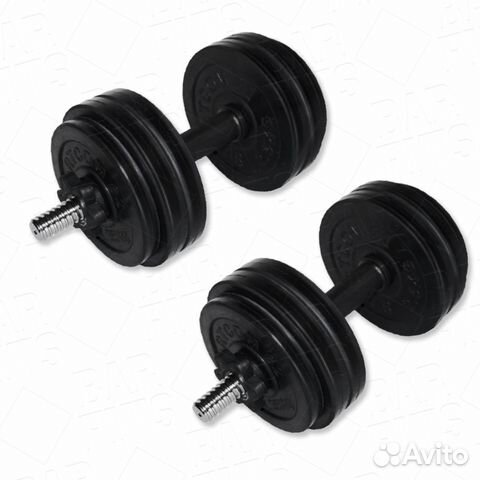 Гантели разборные barfits Sportcom D26 14кг - 2шт