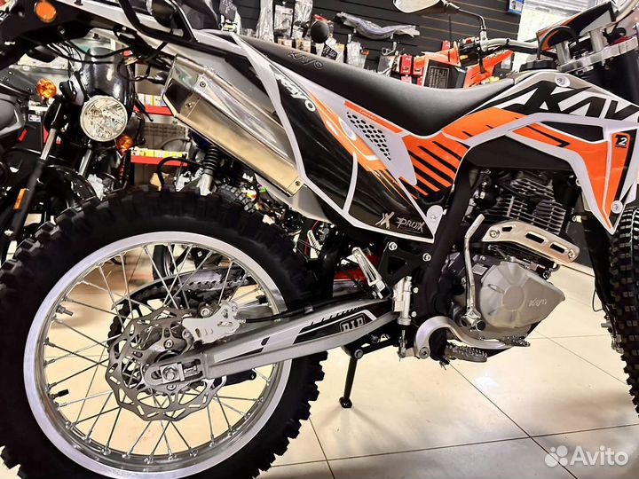 Мотоцикл кроссовый kayo T2 300 enduro PR 21/18