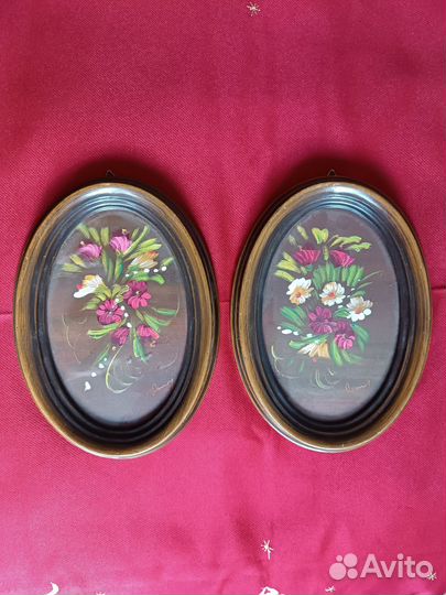 Картины -миниатюры. Винтаж Франция