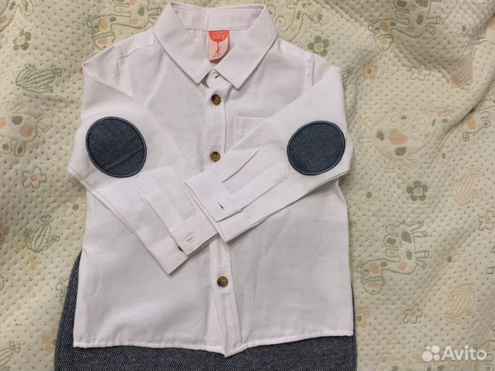 Рубашка на мальчика 68, брюки 74