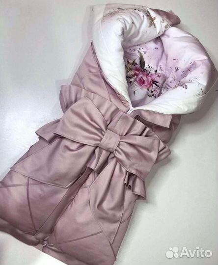 Конверт одеяло на выписку зима весна осень