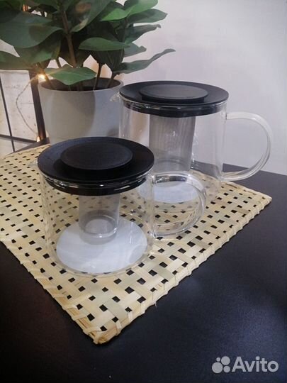 Чайник заварочный 0,6(1,5) л Теканна (Икеа Риклиг)