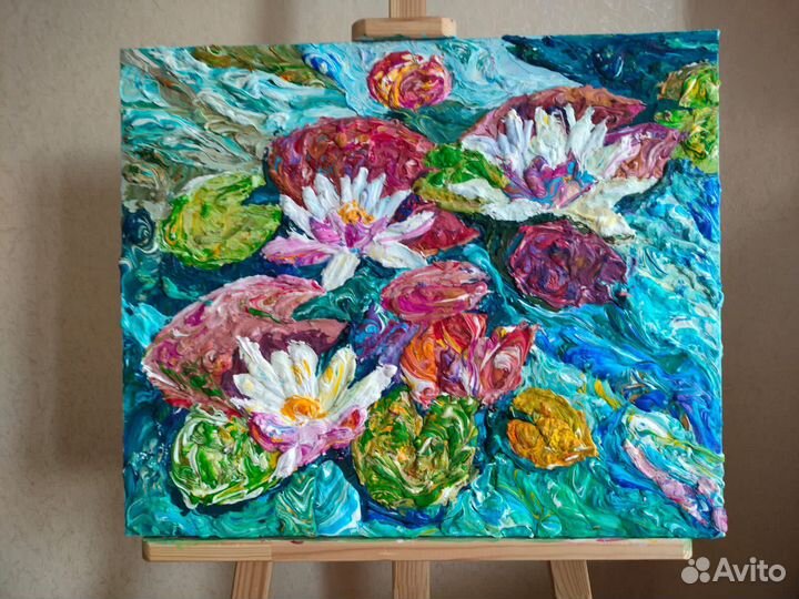 Картина акрилом на холсте