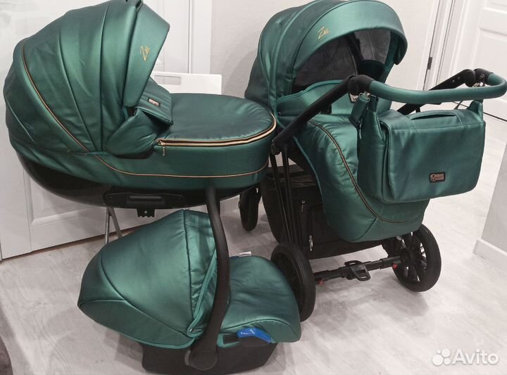 Коляска 3 в 1 Camarelo Zeo Янтарная