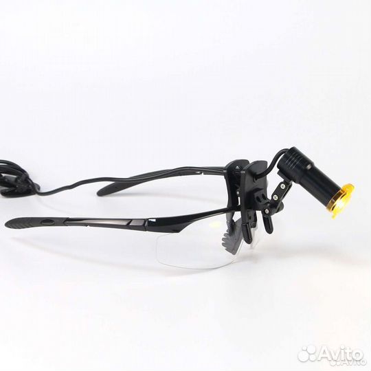 Бинокулярные очки с осветителем