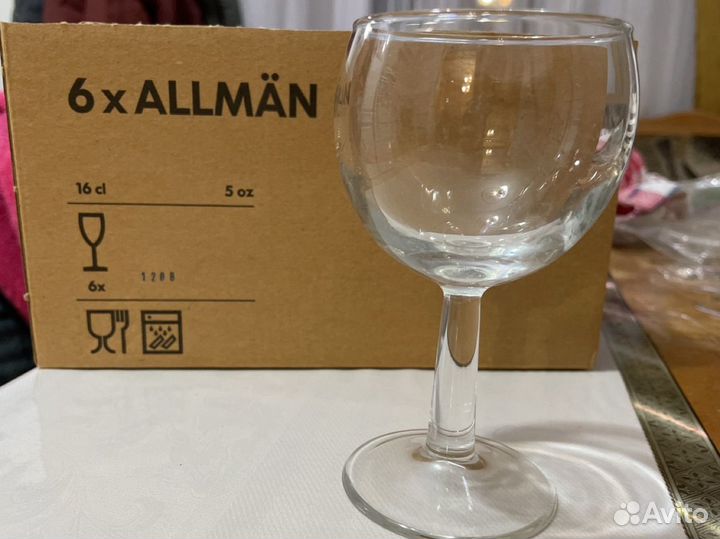 Бокалы для вина икеа
