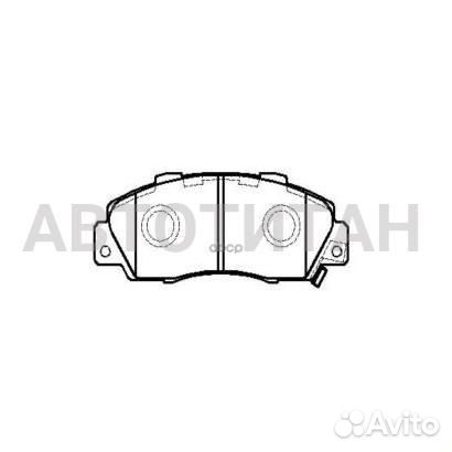 Колодки тормозные, задние (Старый ckvw32 ) Volkswa