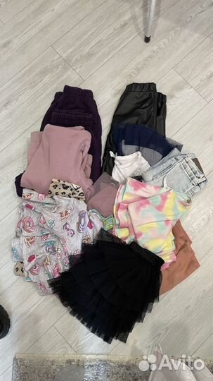 Вещи пакетом на девочку 128 134