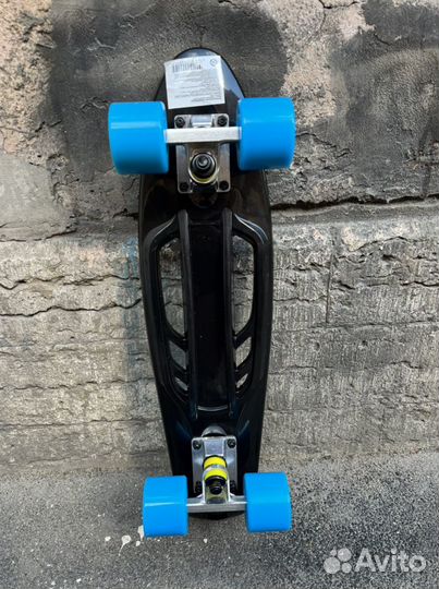 Пенни борд Fish черный