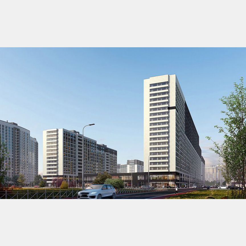 3-к. квартира, 76,9 м², 3/16 эт.