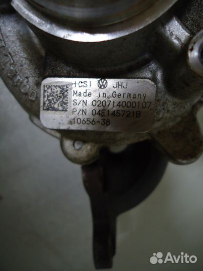 Турбина Audi A1 A3 Q3 VW Golf 1.4tfsi 04E145721B