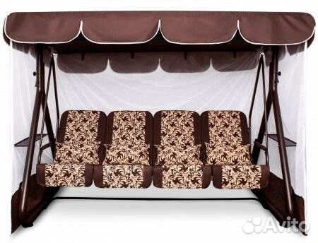 Садовые качели дефа люси, шоколад