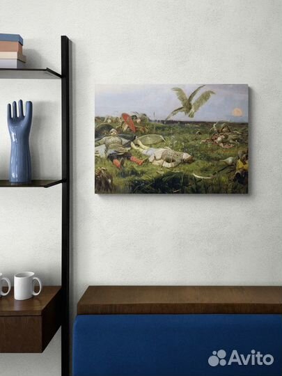 Васнецов картина- После побоища Игоря Святославича