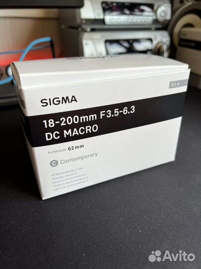 Объектив Sigma AF 18-200mm DC Macro Contemporary