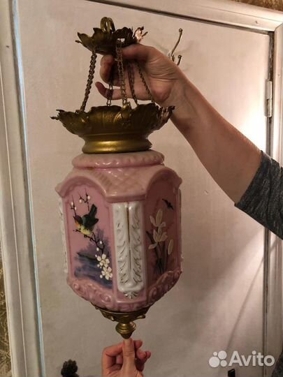 Люстра винтаж будуарная конец XIX века