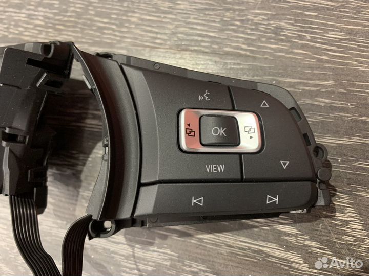 Кнопки в спорт руль VW с круглой подушкой R R-line