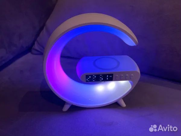 5в1 зарядная станция,часы, ночник, кольцевая лампа
