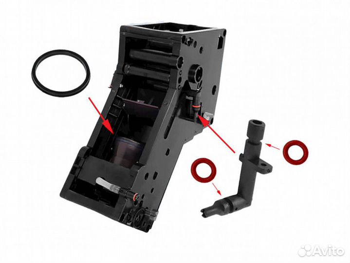 Ремкомплект штуцера и верхнего поршня зу