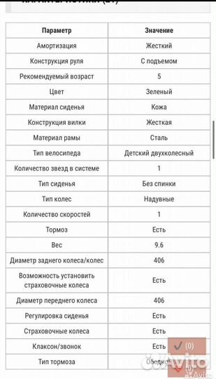 Велосипед детский capella