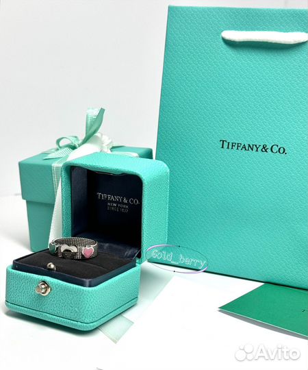 Tiffany кольцо сердце
