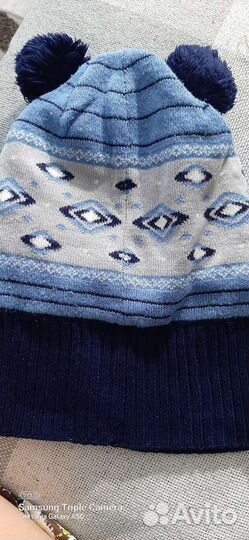 Шапка шлем для мальчика