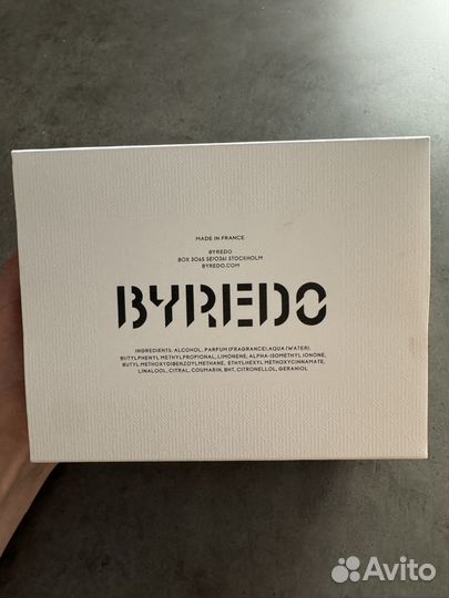 Духи byredo bal d afrique