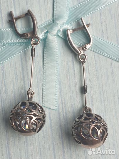 Серебряные серьги 925