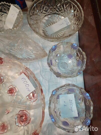Хрустальная и стеклянная посуда