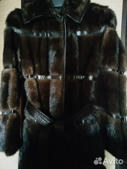 Норковое пальто 46