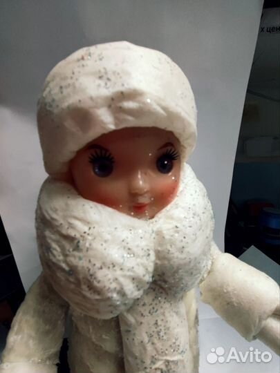 Ватный дед мороз и снегурочка СССР