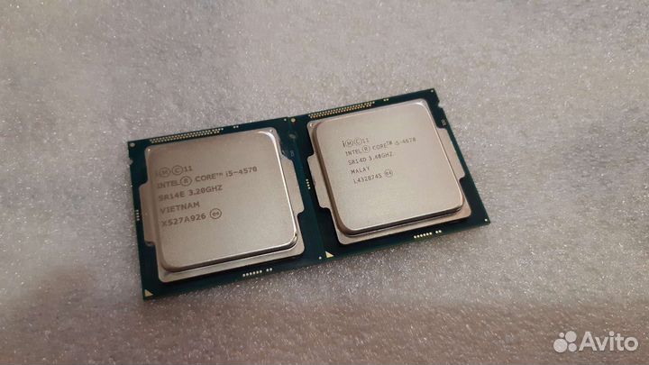 CPU Intel i5 4570, 4670