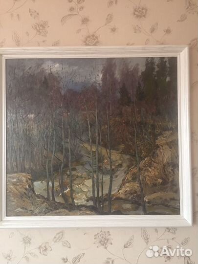 Пейзаж авторский.Живопись.Холст.Масло