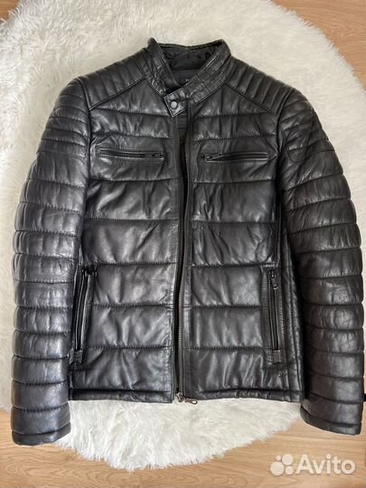 Кожаная куртка мужская