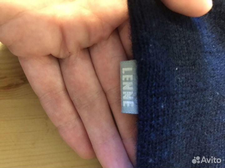 Зимняя шапка-шлем Lenne темно-синяя р.1-1,5 г