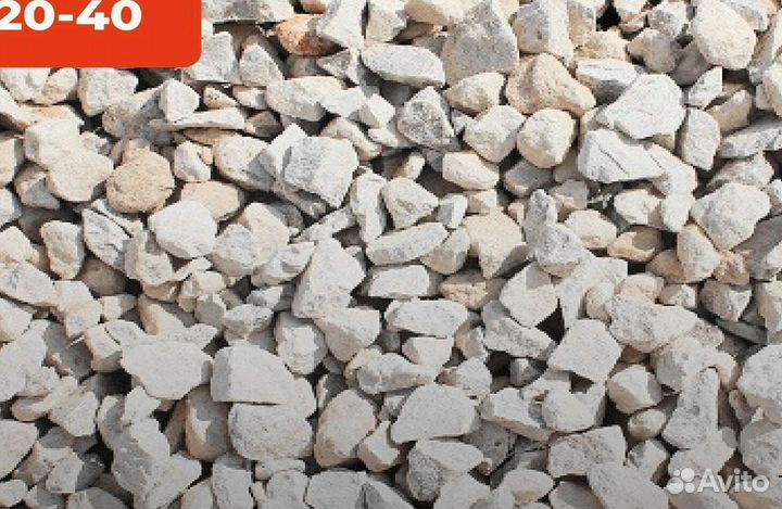 Щебень известняковый с доставкой
