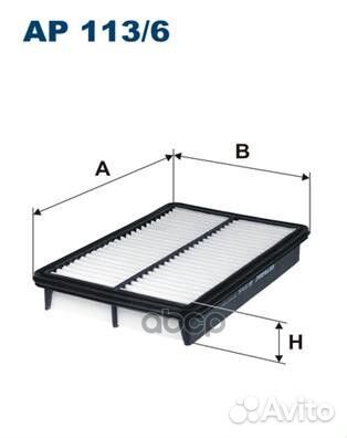 Фильтр воздушный mazda ap1136 Filtron