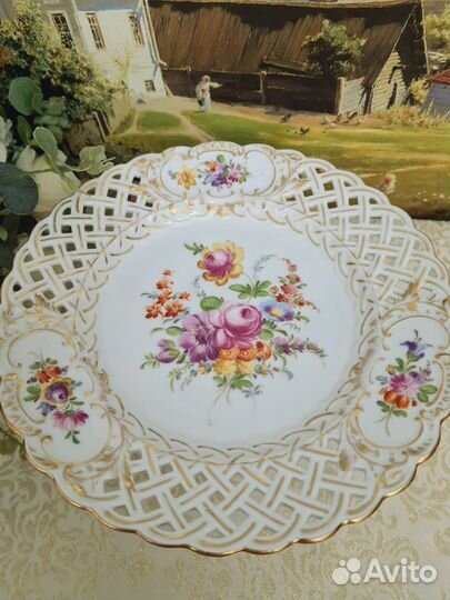 Ваза для фруктов/ конфетница. Dresden