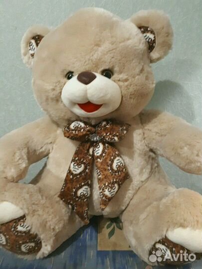 Мягкая игрушка, большой плюшевый медведь рост 60 с
