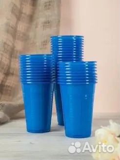 Одноразовый пластиковый стакан для холодных и горя