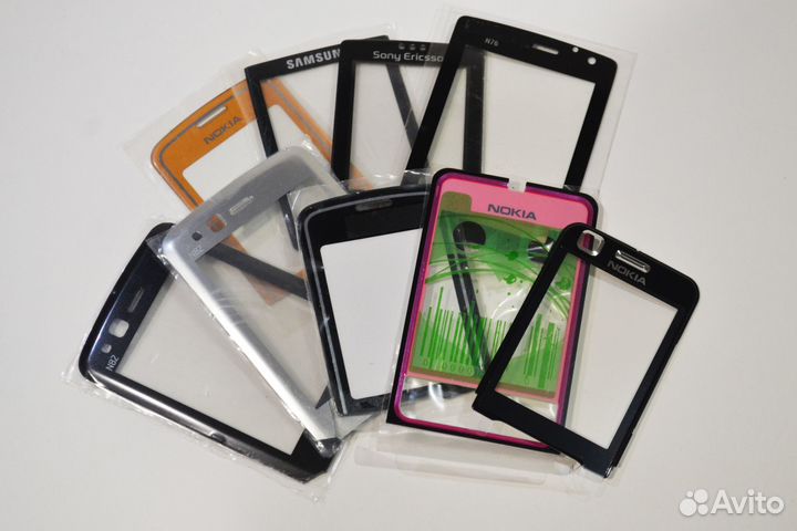 Сенсоры и стекла корпуса для телефонов и планшетов