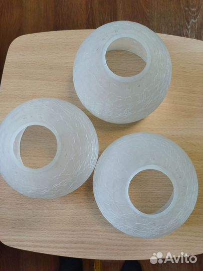 Плафоны для люстры 3 шт