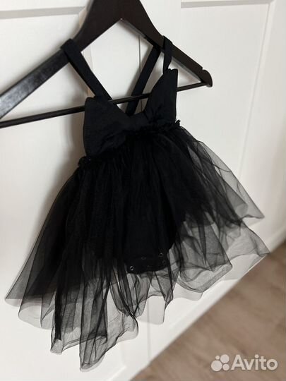 Платье для девочки 80 размер черное праздничное