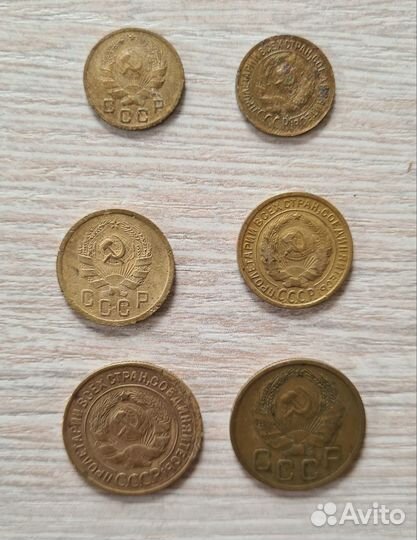 1,2,3 копейки 1935 года