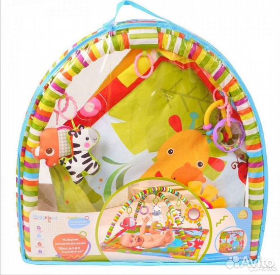 Новый развивающий коврик Huggeland