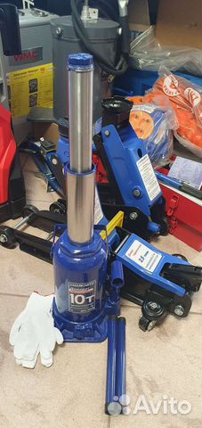 Домкрат гидравлический телескопический 10Т H 565мм